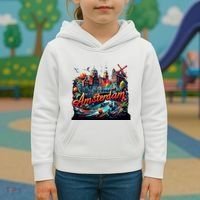 Amsterdam Netherlands Windmills Holland Kids Hoodie thumb 3
