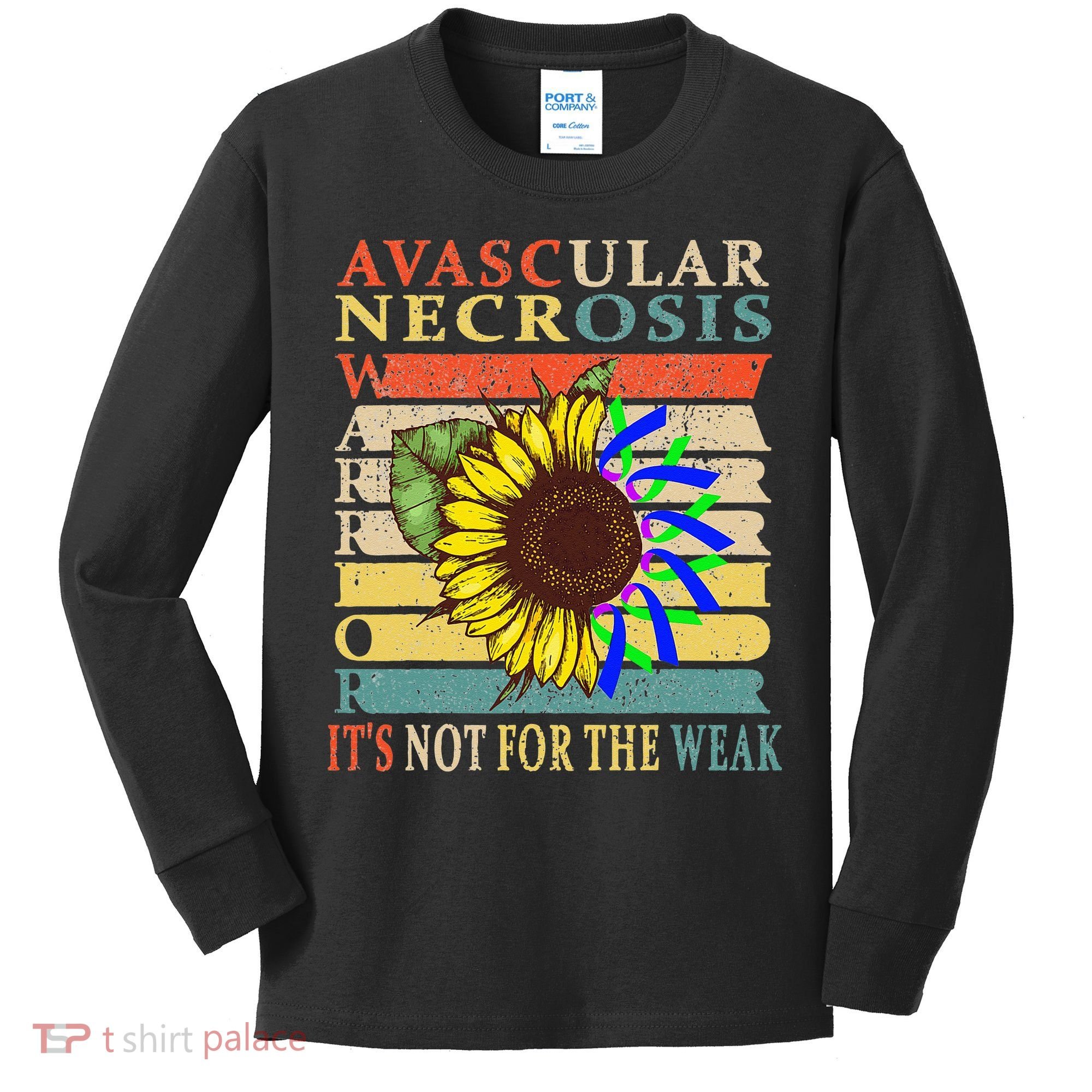 Avascular Necrosis Warrior Kids Long Sleeve Shirt