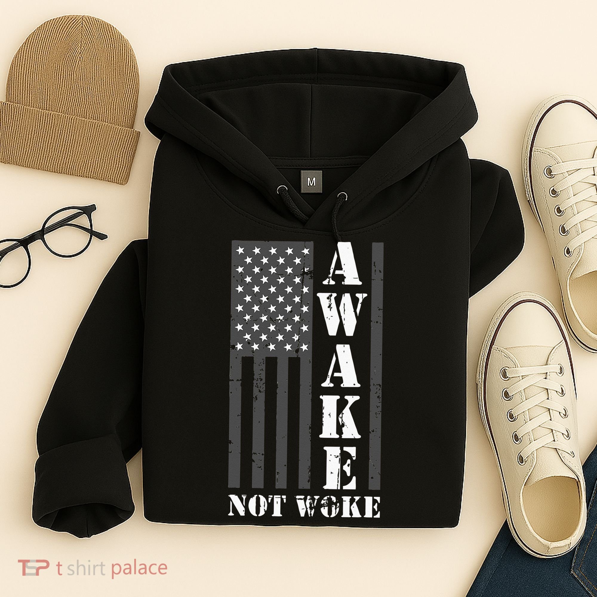 Awake Not Woke Hoodie