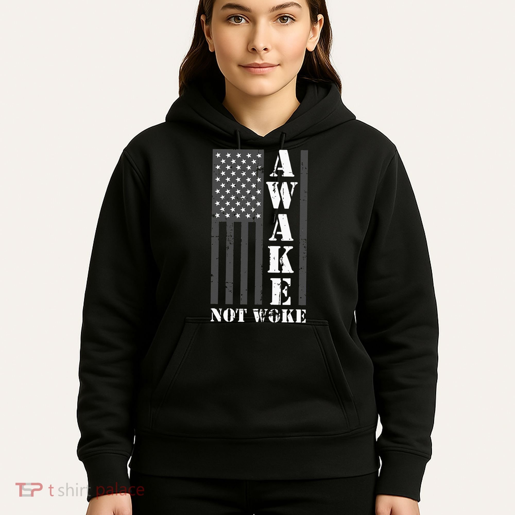 Awake Not Woke Hoodie