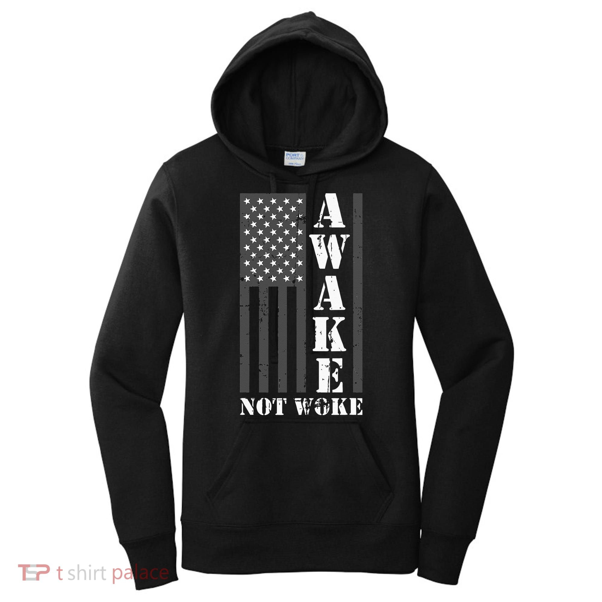 Awake Not Woke Women's Hoodie