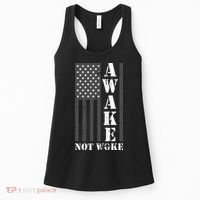 Awake Not Woke Women's Tank Top thumb 0