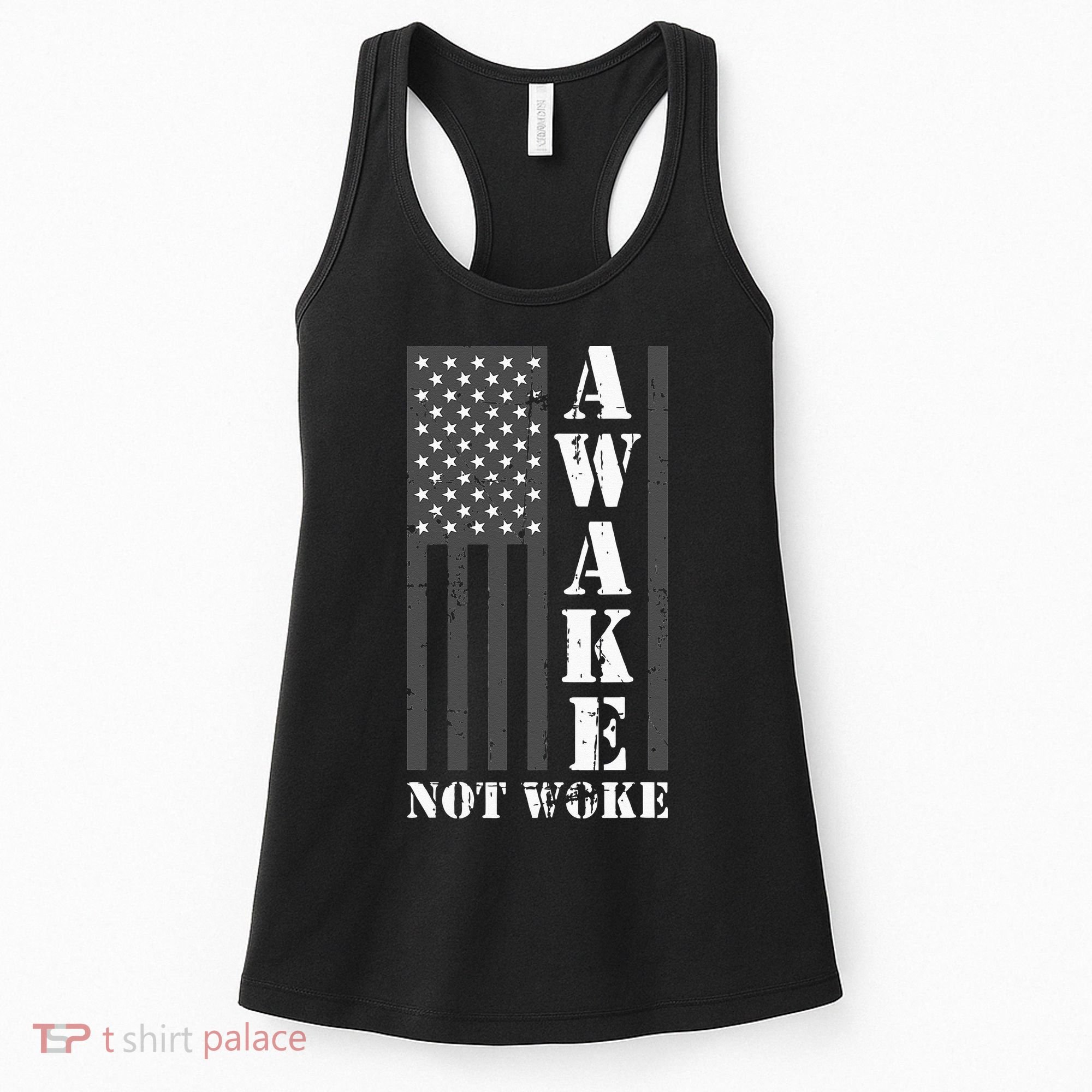 Awake Not Woke Women's Tank Top