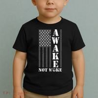 Awake Not Woke Toddler T-Shirt thumb 2