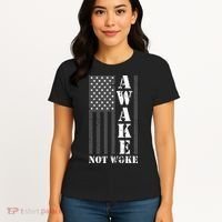 Awake Not Woke Women's T-Shirt thumb 4