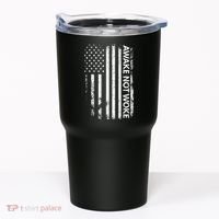 Awake Not Woke American Flag Free Speech Tumbler thumb 0