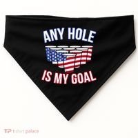 Any Goal Is A Hole USA Beer Bong Party USA-Made Doggie Bandana thumb 0