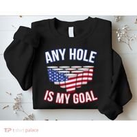 Any Goal Is A Hole USA Beer Bong Party Sweatshirt thumb 2