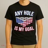 Any Goal Is A Hole USA Beer Bong Party T-Shirt thumb 3