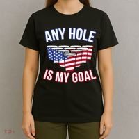 Any Goal Is A Hole USA Beer Bong Party T-Shirt thumb 4