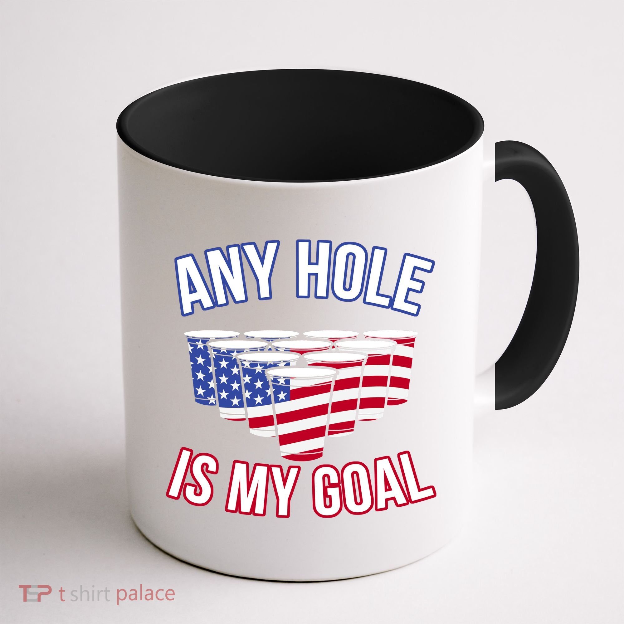 Any Goal Is A Hole USA Beer Bong Party Coffee Mug
