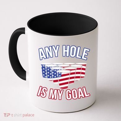 Any Goal Is A Hole USA Beer Bong Party Coffee Mug