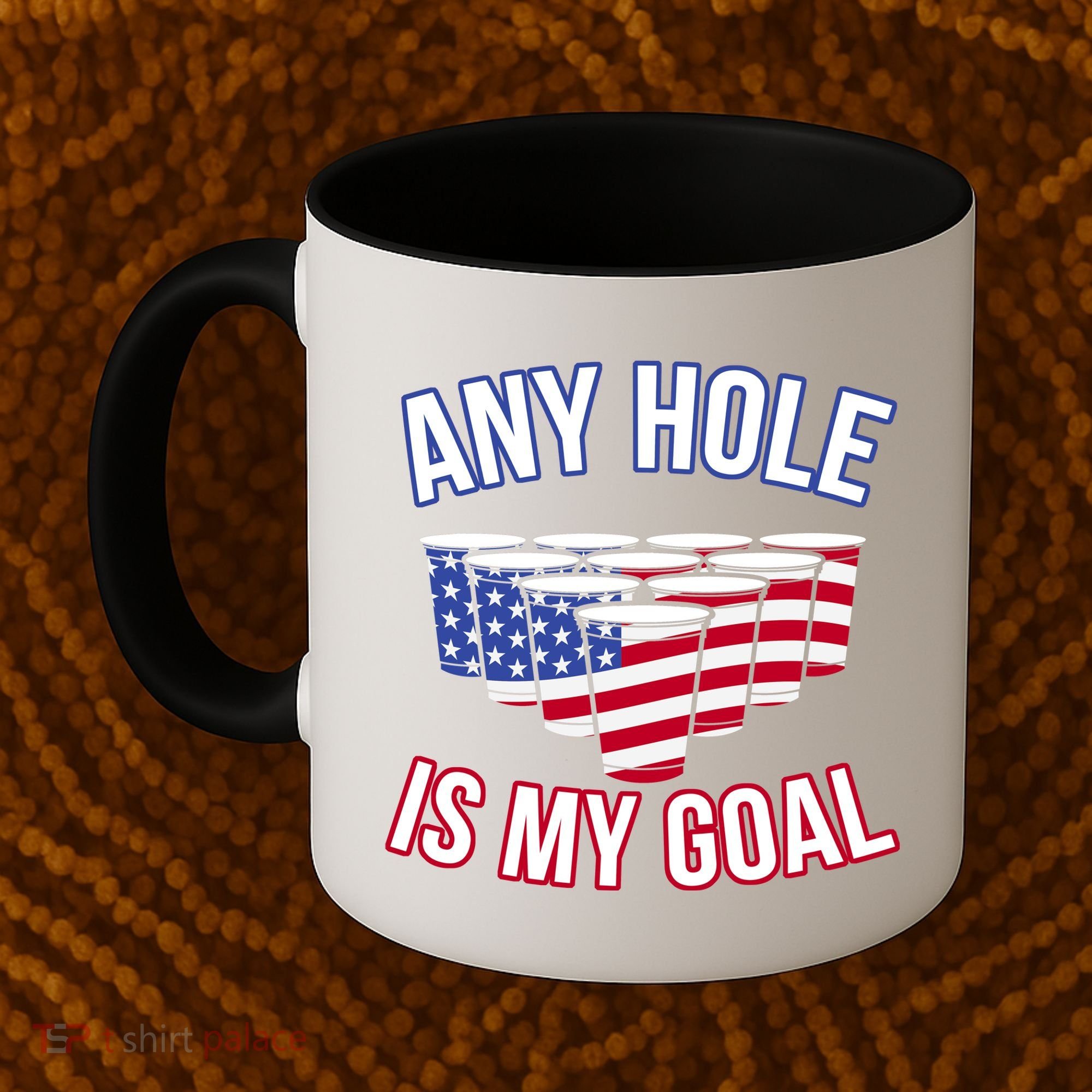 Any Goal Is A Hole USA Beer Bong Party Coffee Mug