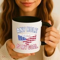 Any Goal Is A Hole USA Beer Bong Party Coffee Mug thumb 3
