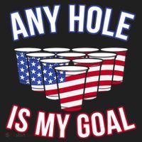 Any Goal Is A Hole USA Beer Bong Party Beanie thumb 2
