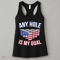 Any Goal Is A Hole USA Beer Bong Party Women's Tank Top thumb 3