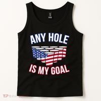 Any Goal Is A Hole USA Beer Bong Party Tank Top thumb 2