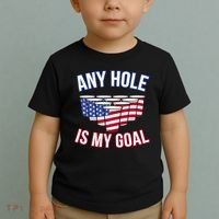 Any Goal Is A Hole USA Beer Bong Party Toddler T-Shirt thumb 2