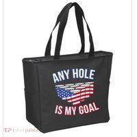 Any Goal Is A Hole USA Beer Bong Party Tote Bag thumb 2