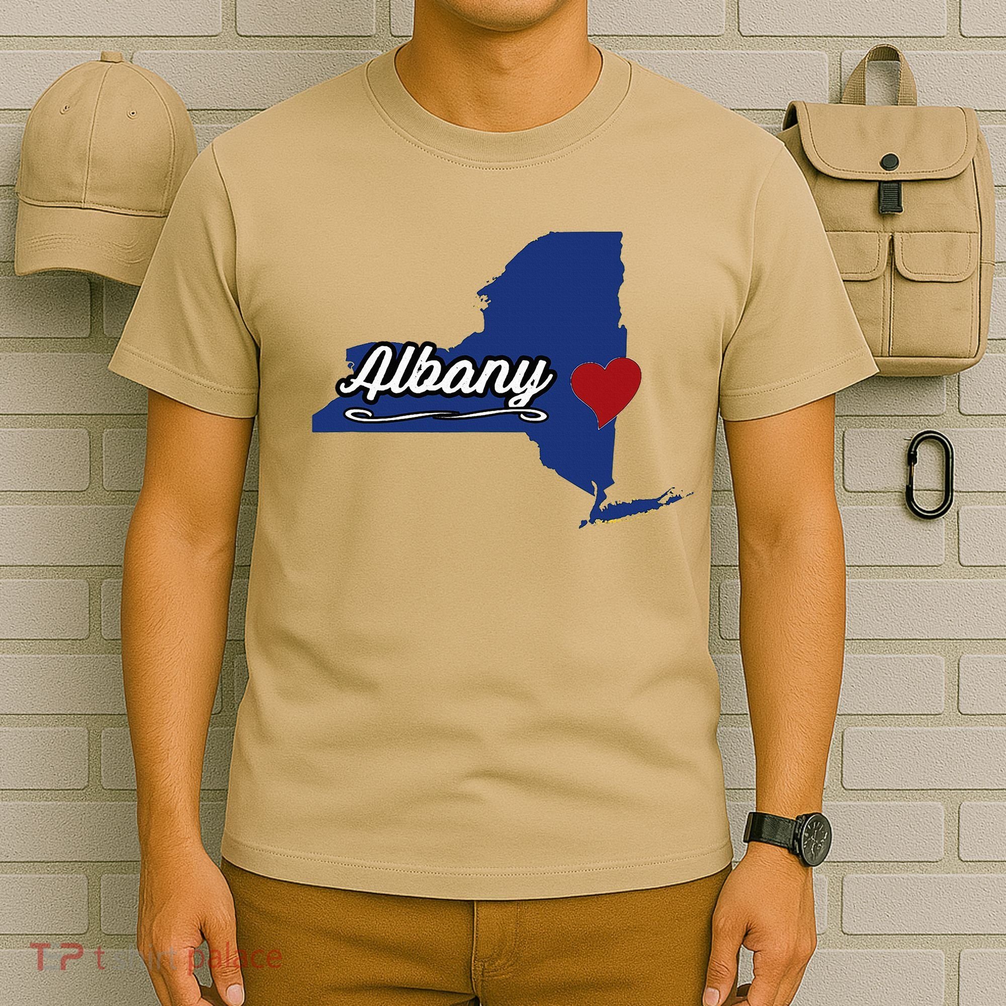 ALBANY New York NY State USA Cute Souvenir City T-Shirt