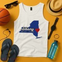 ALBANY New York NY State USA Cute Souvenir City Tank Top thumb 4