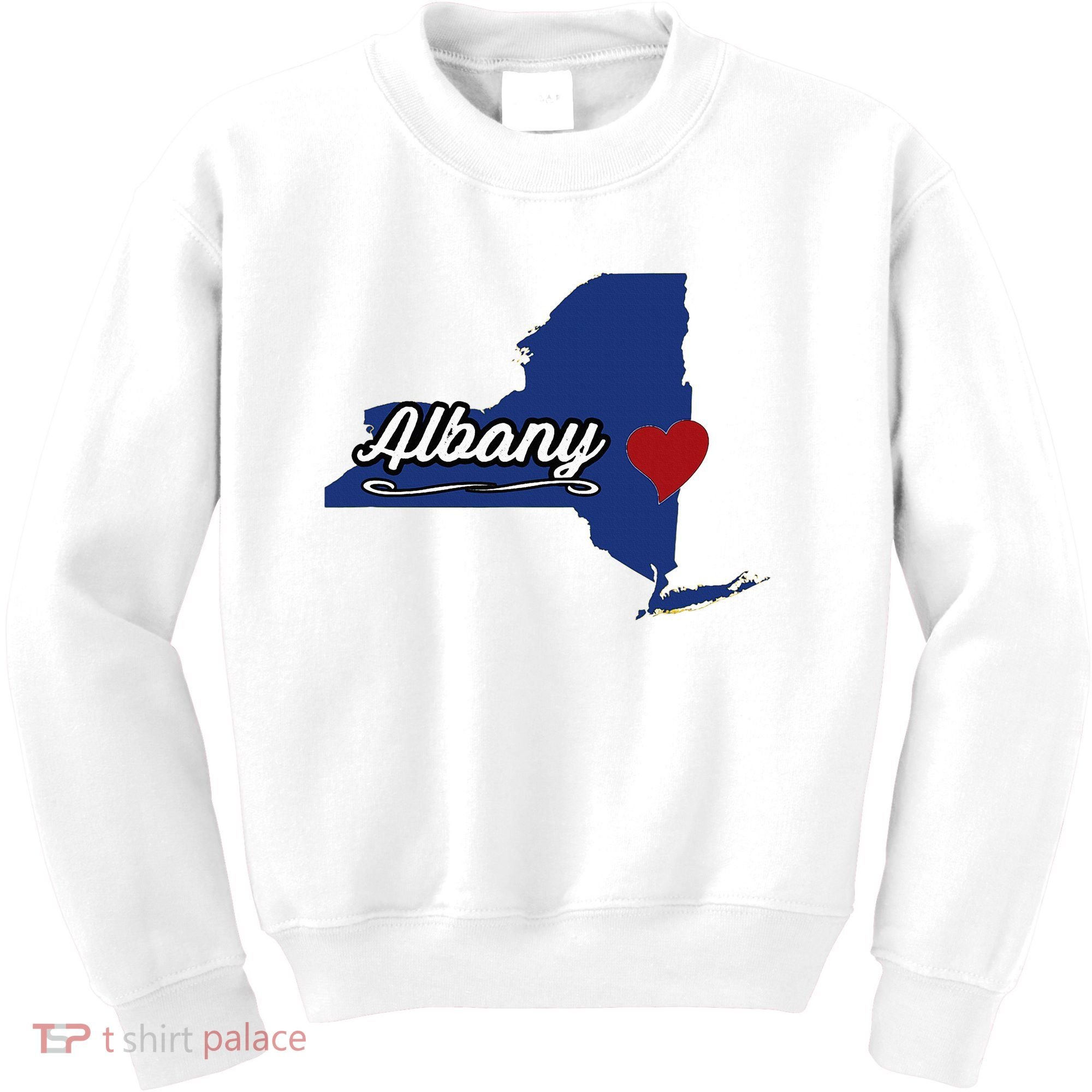 ALBANY New York NY State USA Cute Souvenir City Kids Sweatshirt