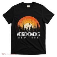 Adirondacks New York Ny Retro Vintage 70s 80s 90s Gift T-Shirt thumb 0