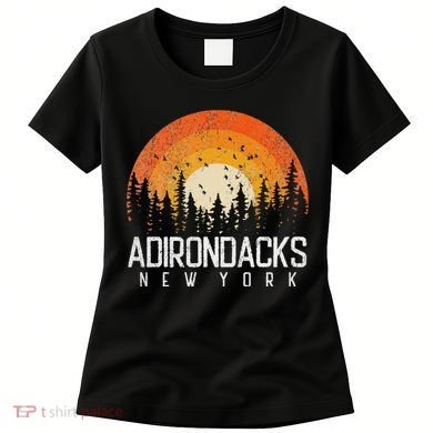 Adirondacks New York Ny Retro Vintage 70s 80s 90s Gift Women's T-Shirt