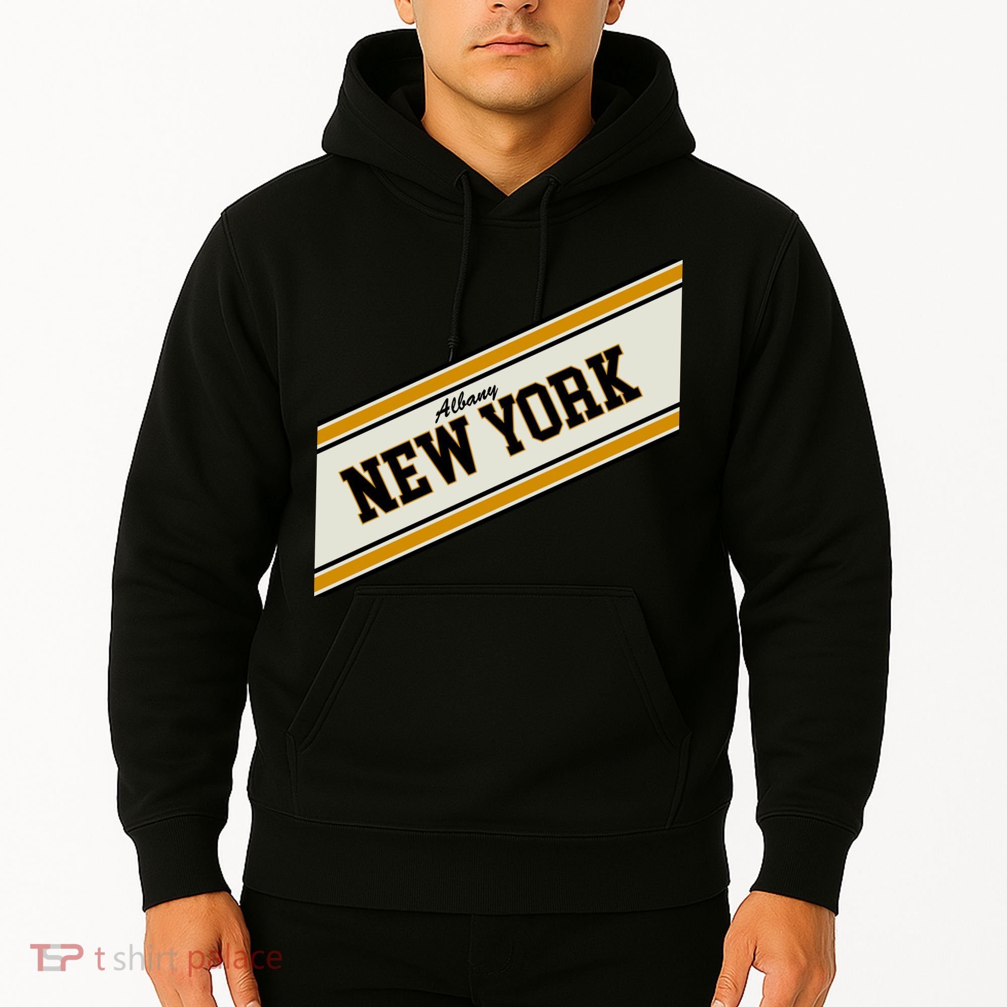 Albany New York Varsity Logo Hoodie