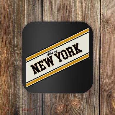 Albany New York Varsity Logo Coaster