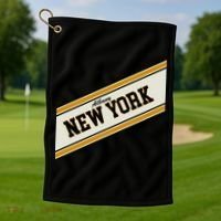 Albany New York Varsity Logo Golf Towel thumb 1