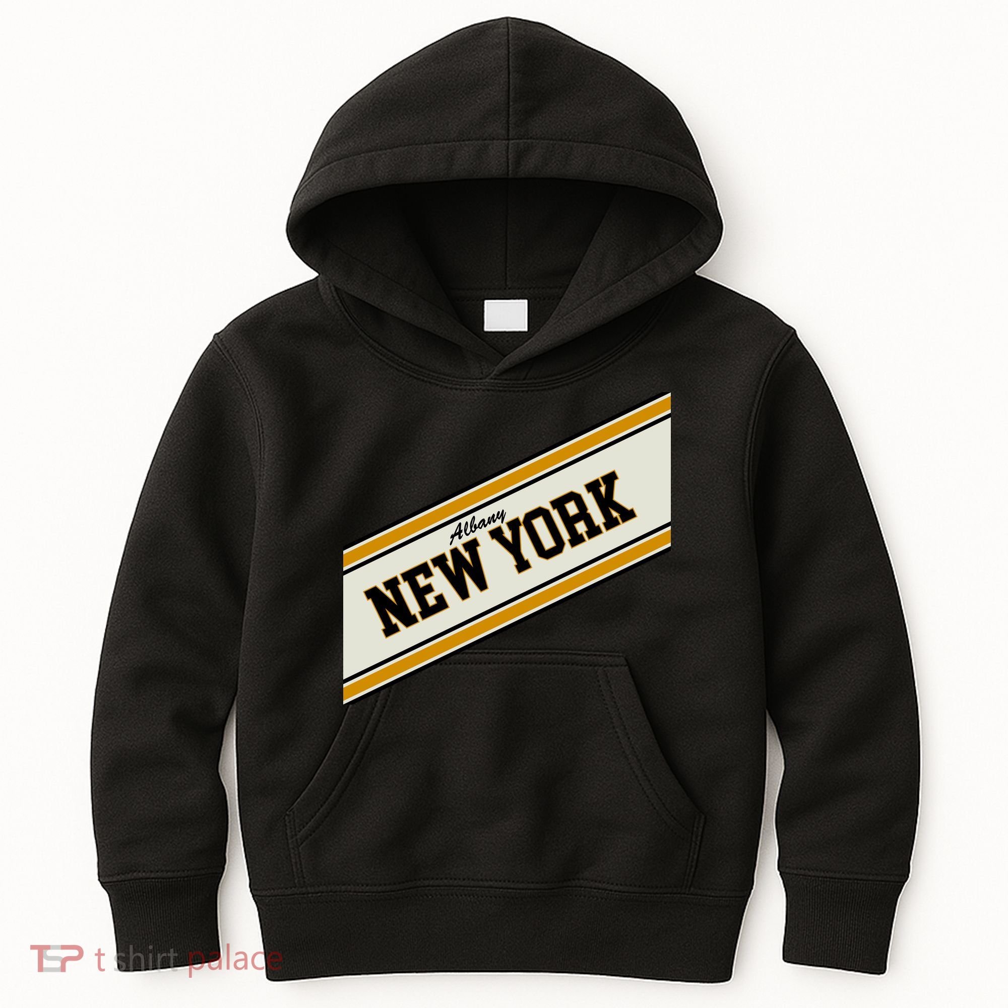 Albany New York Varsity Logo Kids Hoodie