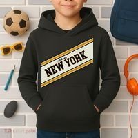 Albany New York Varsity Logo Kids Hoodie thumb 2