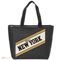 Albany New York Varsity Logo Tote Bag thumb 0