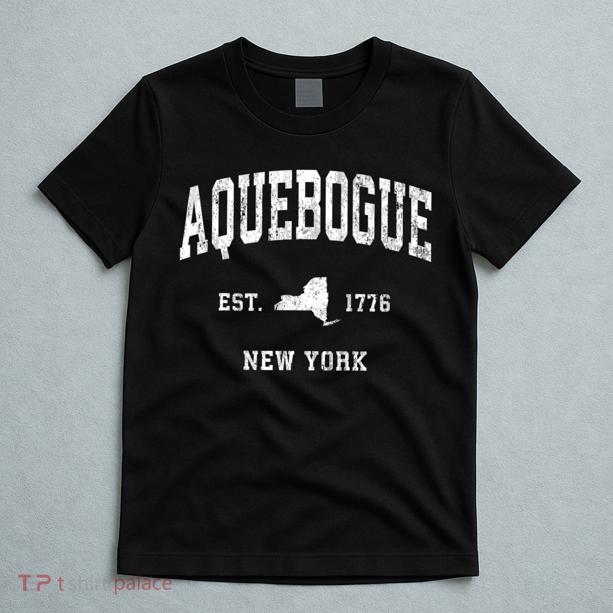 Aquebogue New York Ny Vintage Athletic T-Shirt