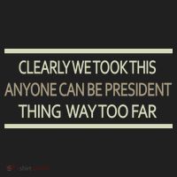Anyone Can Be President Tumbler thumb 3