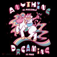 Anything Is Possible Dreaming Is Free USA-Made Doggie Bandana thumb 2