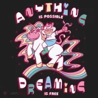 Anything Is Possible Dreaming Is Free Tumbler thumb 3