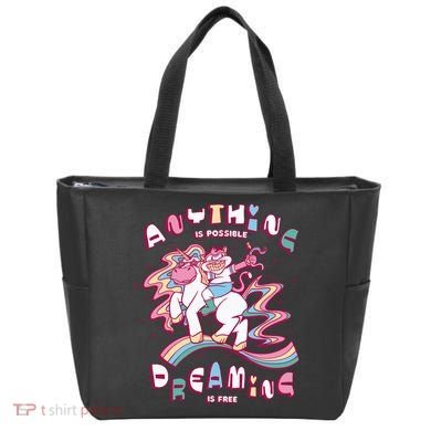 Anything Is Possible Dreaming Is Free Tote Bag