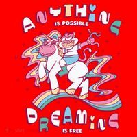 Anything Is Possible Dreaming Is Free Santa Hat thumb 1