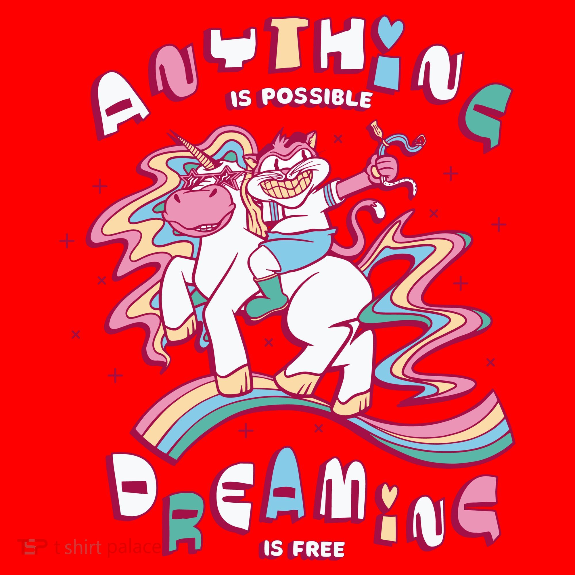 Anything Is Possible Dreaming Is Free Santa Hat