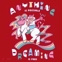 Anything Is Possible Dreaming Is Free Christmas Stocking thumb 1