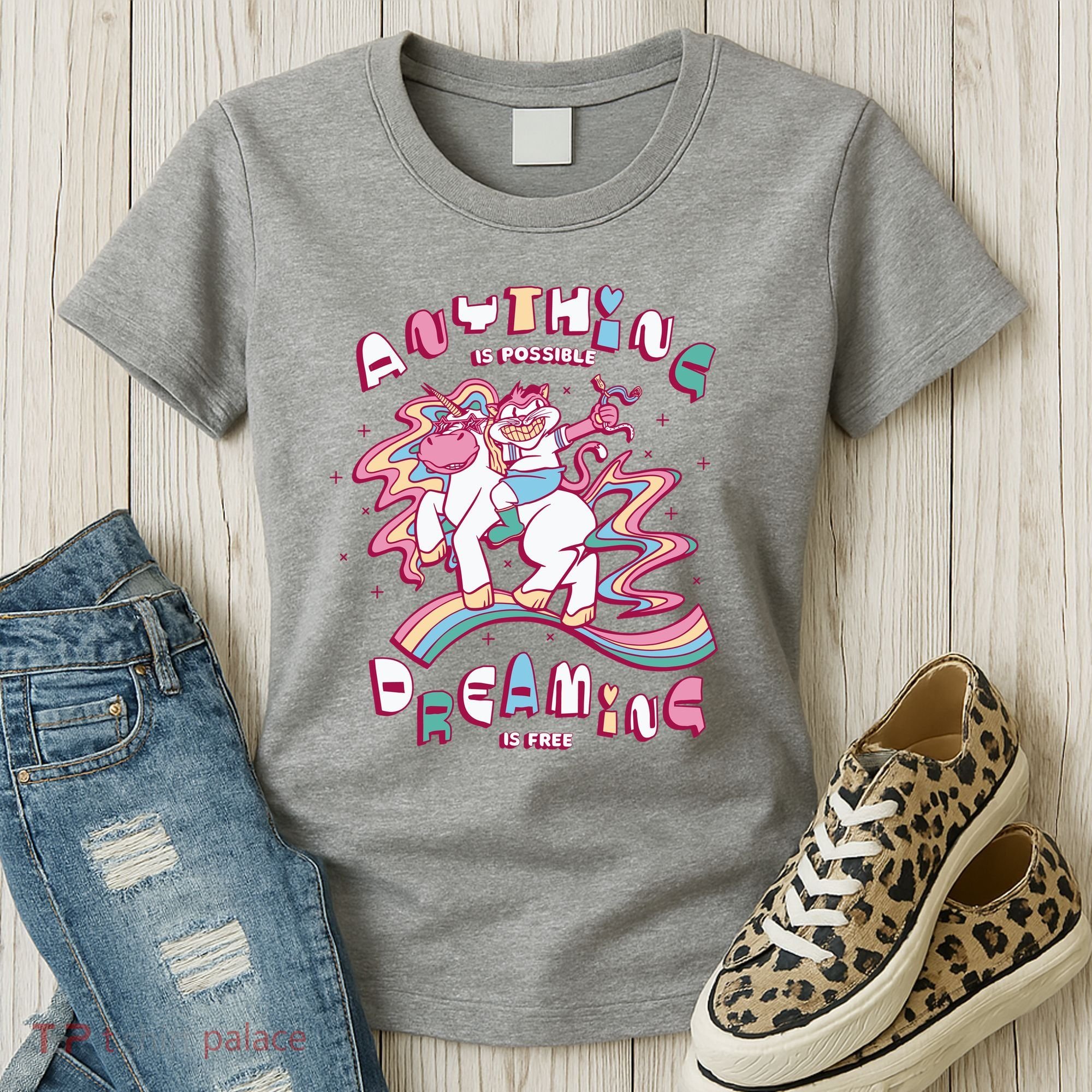 Anything Is Possible Dreaming Is Free Women's T-Shirt