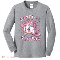 Anything Is Possible Dreaming Is Free Kids Long Sleeve Shirt thumb 0