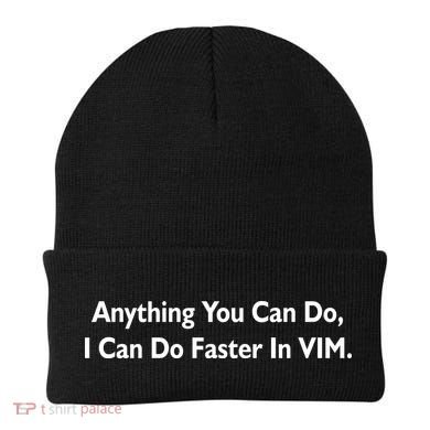 Anything You Can Do I Can Do Faster In VIM Beanie