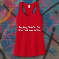 Anything You Can Do I Can Do Faster In VIM Women's Tank Top thumb 3