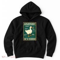 Anatomy Of A Goose With Knife Hoodie thumb 0