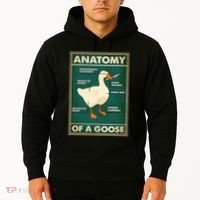 Anatomy Of A Goose With Knife Hoodie thumb 2