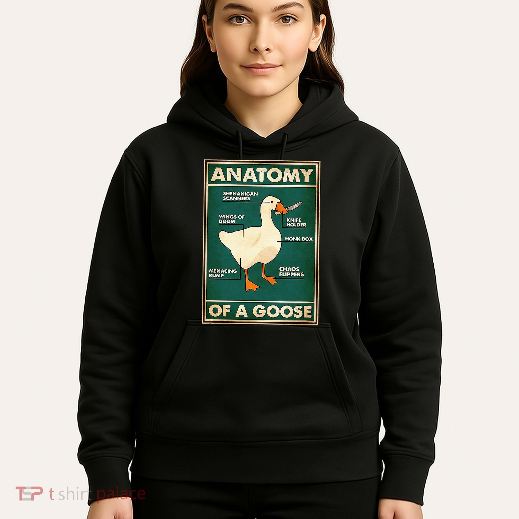 Anatomy Of A Goose With Knife Hoodie