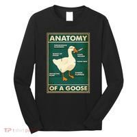 Anatomy Of A Goose With Knife Long Sleeve Shirt thumb 0